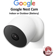 【Direct from Japan】Google Nest Cam /Indoor /Outdoor /Video Security /Battery /Power adapter /smart camera