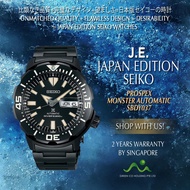 SEIKO JAPAN EDITION PROSPEX MONSTER AUTOMATIC BLACK SBDY037 4TH GENERATION