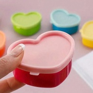 5ชิ้น กล่องเก็บอาหารขนมขบเคี้ยวมินิหลากสี, กล่อง Bento มินิ, ที่จัดระเบียบกระบอกขนมและถั่วเป็นสีรุ้ง