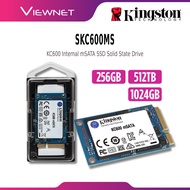 KINGSTON SKC600MS INTERNAL SSD MSATA SATA REV. 3.0 (6GB/S) SOLID STATE DRIVE WITH 3D TLC NAND - 256G