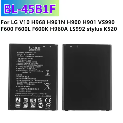 NEW 3000mAh BL-45B1F Battery BL 45B1F For LG V10 H961N F600 H900 H901 VS990 H968 BL45B1F Phone High 