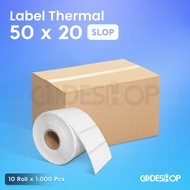 1 Slop Label Barcode Label Thermal 50 x 20 50x20mm Sticker Price