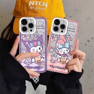 Case Hp Kuromi Melody Transparent Phone Case For 033 Infinix Hot 10 Play 11 Play 12 Play 12i 20 5G 20i 20s 30 30i 9 Play Note 10 Note 10 Pro Smart 5 Smart 6 Smart 6 Plus Smart 7