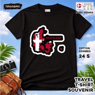 DENMARK Souvenir T-SHIRT DENMARK 16TAG made of 24s combed cotton