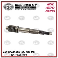 REAR PULLEY SHAFT - HONDA - VARIO 160 (23411-K2S-N00)/ ADV 160 (23411-K0W-NA0)/ PCX 160 (23411-K1Z-J