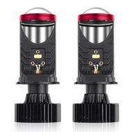 Roadsun 2ชิ้นโปรเจคเตอร์ H4มินิเลนส์ LED ไฟหน้ารถหลอดไฟ160000LM 320W CANBUS เทอร์โบอัตโนมัติ H4 9003