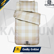 Sprei Aesthetic 140x200x5 140x200x10 140x200x20 Motif Polos Dan Karakter Double Size