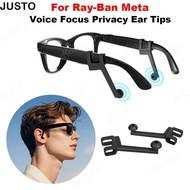 JUSTO Silicone Sound Amplifier, VoiceFocus Voice Amplification Privacy Ear Tips, Noise Isolation Red