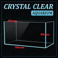 Crystal Clear Tank Aquarium CC Tank Aquascape Tank 75x45x45 8mm 2.5ft 90cmx45cmx45cm 10mm thickness 3ft 超白鱼缸超白玻璃