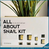 4Pcs/Set Cosrx Snail 4 Step Korean Skincare Snail Mucin Moisturizing Kit Face Face Skin Care Tools A