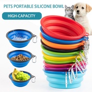 Pet Silica Gel Bowl Dog Collapsible Silicone Dow Bowl Feeder