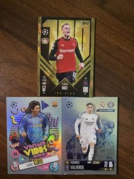 Topps 球星卡 - Messi, Valverde, Wirtz