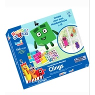[Hand2mind] Numberblocks-Reusable Clings For Window Whiteboard Mount-AA340