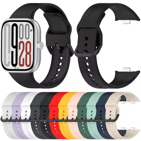 Replacement Silicone Strap For Redmi Watch 5 eSIM Smart Watch WristBand Bracelet Band For Xiaomi 8 9