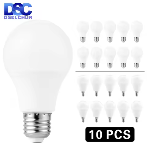 10pcs/lot E27 E14 LED Bulb Lamps 3W 6W 9W 12W 15W 18W 20W Lampada LED Light Bulb AC 220V-240V Bombil