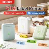 Niimbot D110 Label Printer Portable Name Sticker  Printer Labek Maker Machine,Suitable For Name Tag 