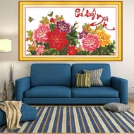 Unembroidered Phu Quy Binh An Embroidery Painting Lv3272(124*62)