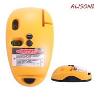 ALISOND1 Mouse Laser Level, Vertical Horizontal Line Right Angle Laser Level, Square Mouse Type 90 Degree Spirit 2 Lines Laser Levels Laser Measure Device