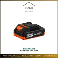 Baterai 20V 2.0A Cordless Battery POWER ACTION LXT Makita Batere Bor