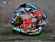 หมวกกันน็อคเต็มใบRD  รุ่น CZR BT รองรับการติดบลูทูธ ถอดซักได้ ฟรีถุงผ้า แถมชิวฟรีอีก1 แผ่น หมวกกันน็