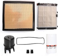 FL2124S Oil Air & FD4625 Fuel Filter & FA2031 Air Filter Compatible with Ford F250 F350 F450 F550 6.