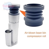TOHESP Bellow Coffee Grinder, Compression Roll Silicone Coffee Bellow, Portable Rapid Cleaning Bean 
