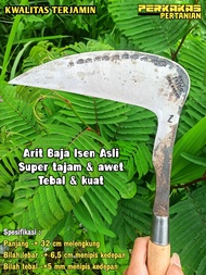 Arit untuk ngarit rumput bahan baja isen tajam dan berkualitas