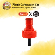 ฝาคาร์บอเนต พลาสติก สำหรับ ถังหมัก ถังหมักเบียร์ FermZilla Liquid / Gas Post Plastic Carbonation Cap