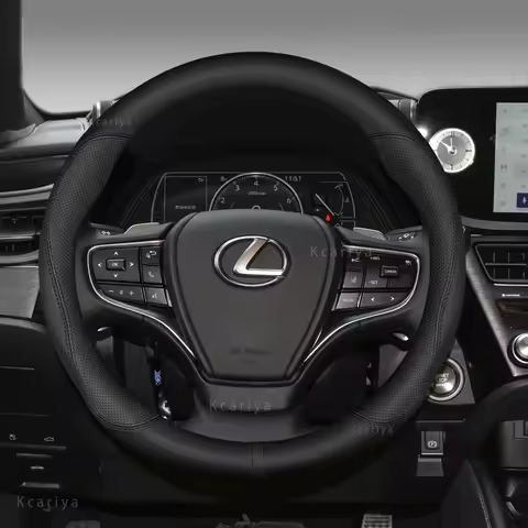 Stylish Car Leather Steering Wheel Cover for Lexus GS300h ES300h ES330 ES350 NX300h IS300 RX300 IS25