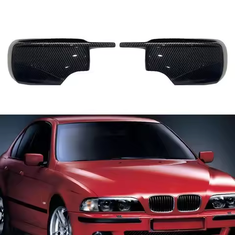 Rearview Side Mirror Cover Cap For BMW E46 E39 1996-2005 OE 51168238375 51168238376 Mirror Housing S