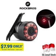 Rockbros Bicycle Taillight USB Charging Safety Night Riding Warning Road Mountain Bike Taillight Bike Accessories