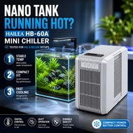 HAILEA Chiller HB-60A Mini Water Chiller | Aquarium Cooling System for Fish Shrimp Tank 45L Below