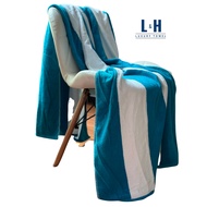 MJ striped beach towel super large, size 90x180cm, weight 700g