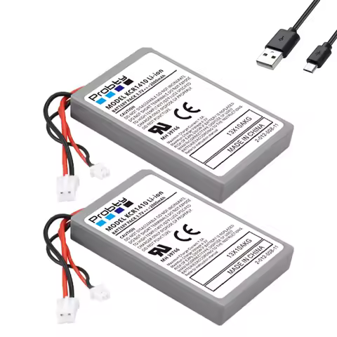 2 Pcs 2000mAh Battery For Sony Gamepad PS4 Battery Dualshock4 V1 Wireless Controller Rechargeable Ba