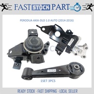 1SET 3PCS ENGINE MOUNTING - PERODUA AXIA 1.0 OLD AUTO (2014-2016)