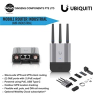 Ubiquiti Unifi UMR-Industrial 4G LTE Mobile Sim Router - Support:Fail Over , PoE, USB Type C, and 4-