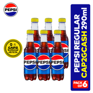 Pepsi Regular CAP2GCASH 290ml - Set of 6