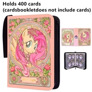 ZM10Q 4/9 Card Slots Card Album Book Waterproof My Pony Card Protector Notebook Game Cards Holder PU