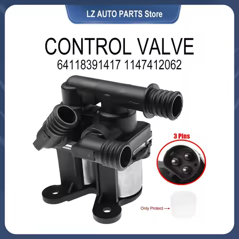 64118391417 64 11 8 391 417 1147412062 1147 412 062 HVAC Heater Control Valve for BMW E31 E32 E34 52