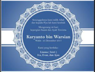 (isi 100Pcs) free design Cetak Sticker Label Pengajian Meninggal 40 100 Hari murah