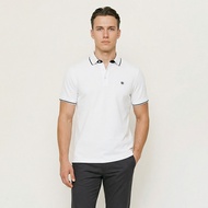 LTD เสื้อโปโลแขนสั้น ผู้ชาย สีขาว | New Gen Polo Shirt | 00981