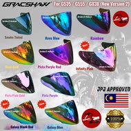[Visor] Gracshaw helmet Gennex G535/ G838 Gaizer 2 / Gaizer G838 / Geomax G555 /Visor Helmet V535 V8