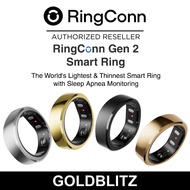 RingConn Gen 2 Smart Ring Fitness Tracker Sleep Apnea Monitor Health IP68 Waterproof Ultra-Light Lon