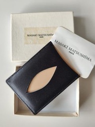 Masaki Matsushima 黑/本色牛皮卡片套