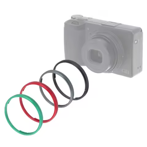N97R Camera Lens Ring for Ricoh GR III GR3X/GR3 HDF Camera Aluminum Alloy Lens Decoration Ring Cap G