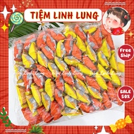 Bag of 60 Fried Fish Balls Snack Bim Bim, genuine Minh Chau fried fish balls snacks, snacks