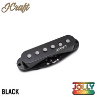 JCraft Manhattan Strat Single Coil Neck Pickup - Alnico (Black / Ivory / White)