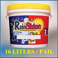 ۩ ┴ ◑ Rain or Shine Elastomeric Waterproofing Paint Pail / 16 Liters Chart Colors