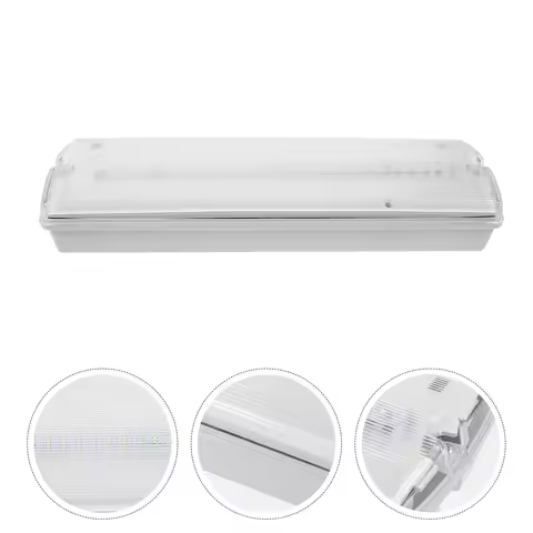 Wall Mountable Emergency Light Exit Sign With Led Safety Lamp Public Decorative Lighting Solutions S