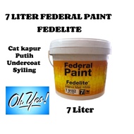 7 LITER FEDERAL PAINT CAT KAPUR PUTIH